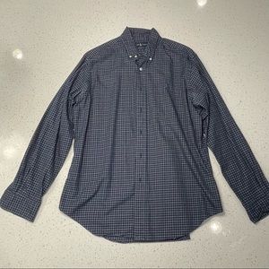 Ralph Lauren Men’s Button Down Shirt - Plaid Blue - Size L